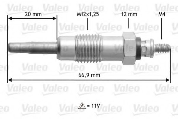 VALEO 345111 Glow Plug